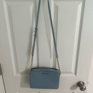 Michael Kors Elegant Blue Crossbody Bag